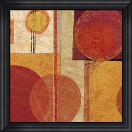 Framed Geo Tea I Print