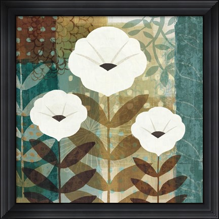 Framed Floral Dream I Wag Print