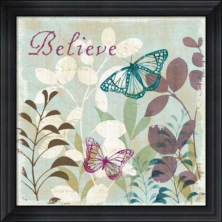Framed Be Leaves Spice II Print