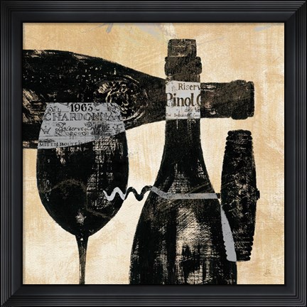 Framed Wine Selection I Print