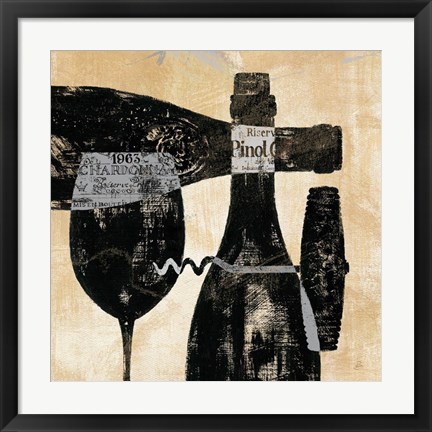 Framed Wine Selection I Print