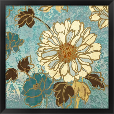 Framed Sophias Flowers II Print