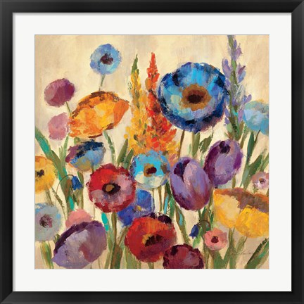 Framed Garden Hues II Print