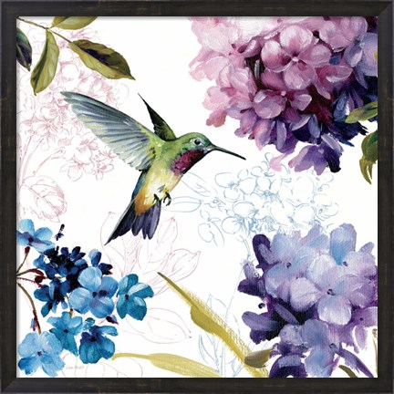 Framed Spring Nectar Square II Print