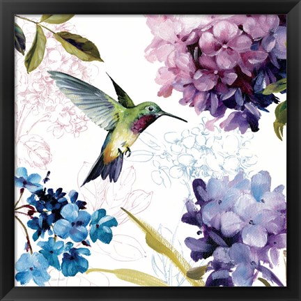 Framed Spring Nectar Square II Print