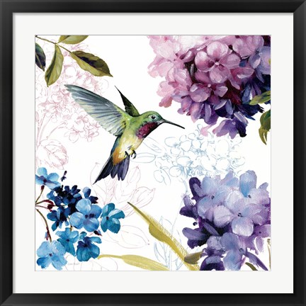 Framed Spring Nectar Square II Print