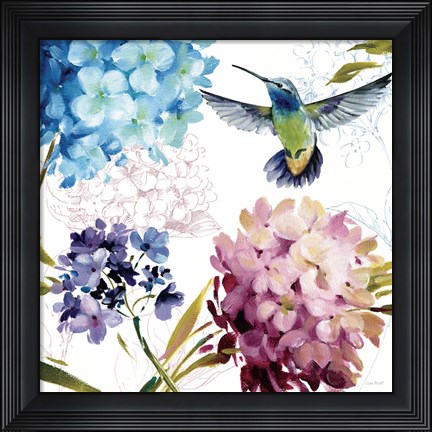 Framed Spring Nectar Square III Print