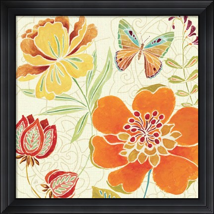 Framed Spice Bouquet II Print
