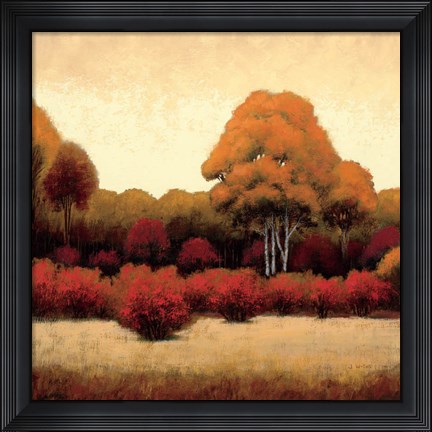Framed Autumn Forest I Print