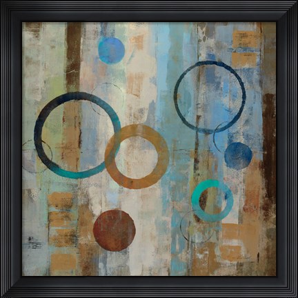 Framed Bubble Graffiti II Print