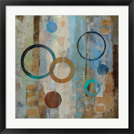 Framed Bubble Graffiti II Print