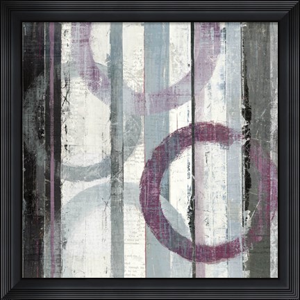 Framed Plum Zephyr II Print