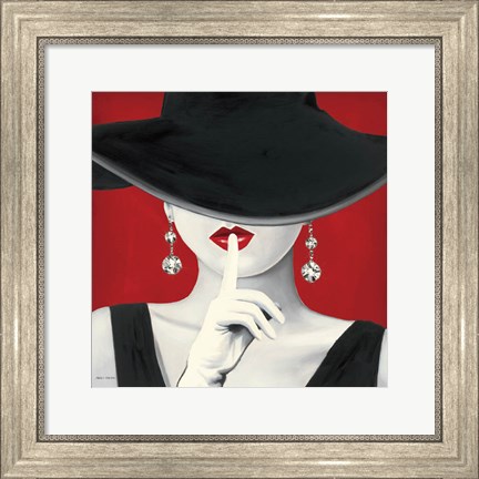 Framed Haute Chapeau Rouge I Print