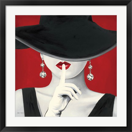 Framed Haute Chapeau Rouge I Print