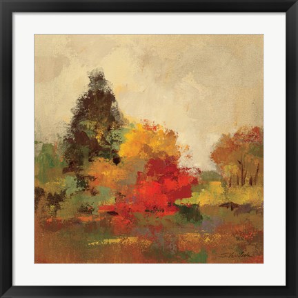 Framed Fall Forest I Print