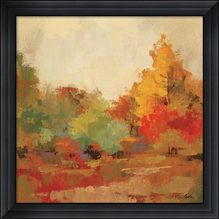 Framed Fall Forest II Print