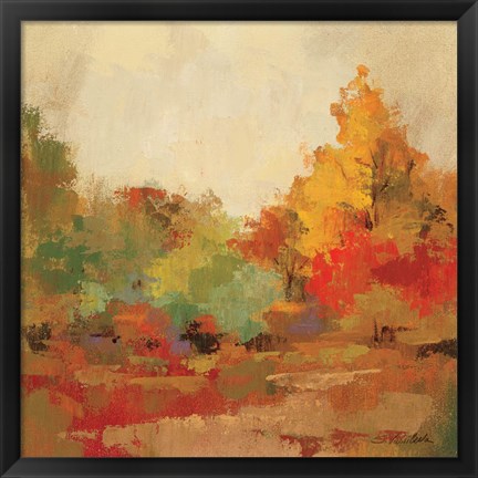 Framed Fall Forest II Print