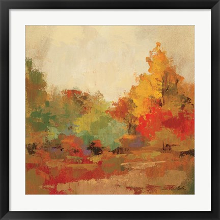 Framed Fall Forest II Print