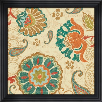 Framed Fall Paisley II Print