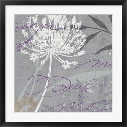 Framed Greenology Gray - I Print