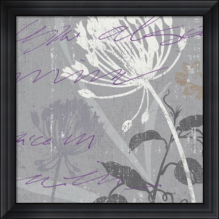 Framed Greenology Gray - II Print