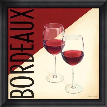 Framed Vin Moderne III Print