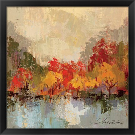 Framed Fall Riverside II Print