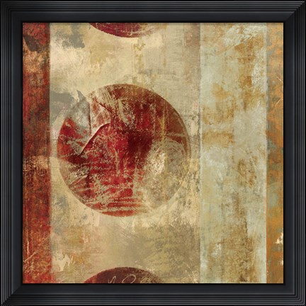 Framed Caribbean Sunrise Square I Print