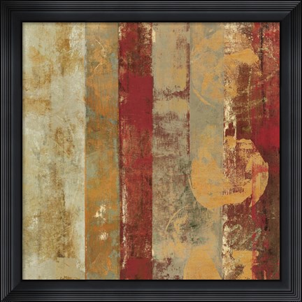 Framed Caribbean Sunrise Square II Print