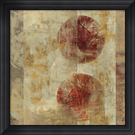 Framed Caribbean Sunrise Square III Print