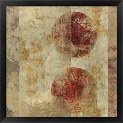 Framed Caribbean Sunrise Square III Print