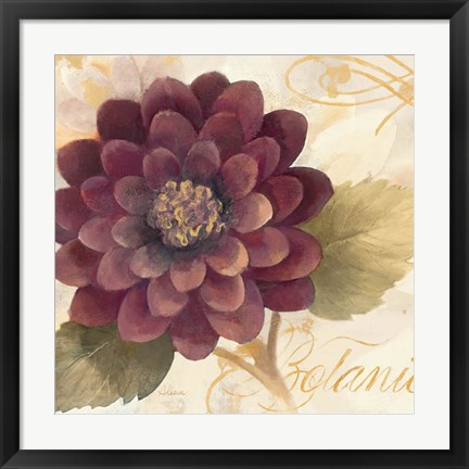 Framed Abundant Floral II Print