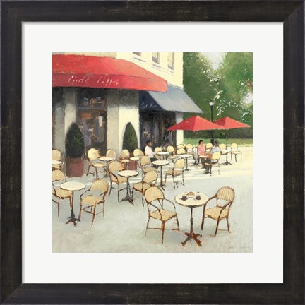 Framed Cafe du Matin II Print