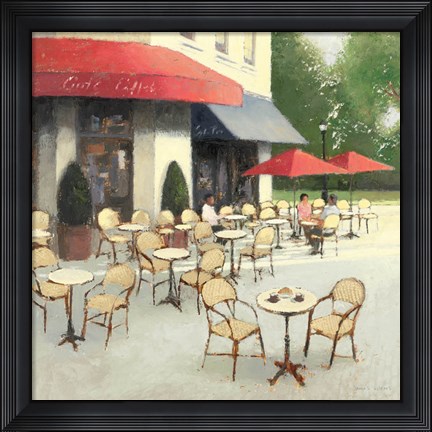 Framed Cafe du Matin II Print