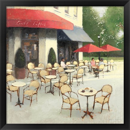 Framed Cafe du Matin II Print