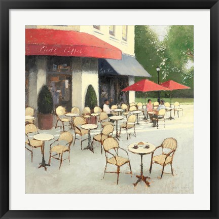 Framed Cafe du Matin II Print