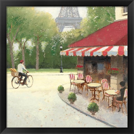 Framed Cafe du Matin III Print