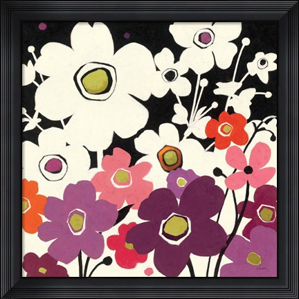 Framed Flower Power II Print