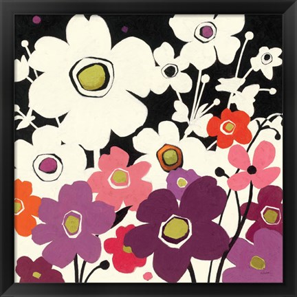 Framed Flower Power II Print