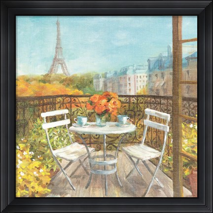 Framed September in Paris Print