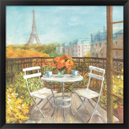 Framed September in Paris Print