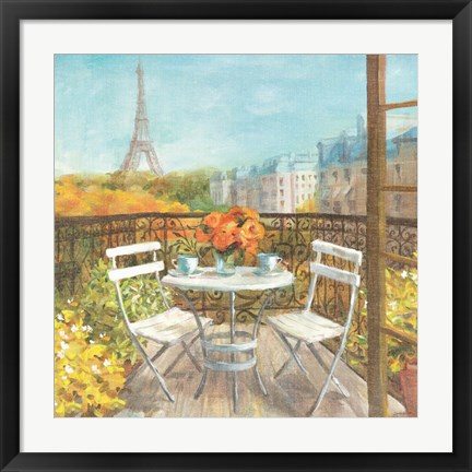 Framed September in Paris Print