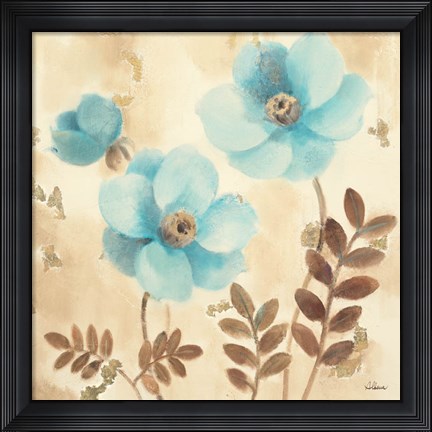Framed Poppies Three II Print