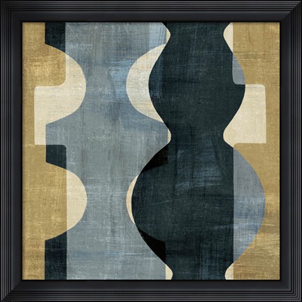 Framed Geometric Deco II Print