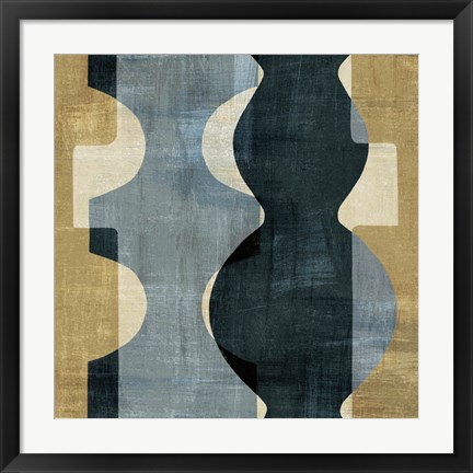 Framed Geometric Deco II Print