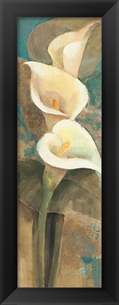 Framed Calla Lily Trio Panel Print