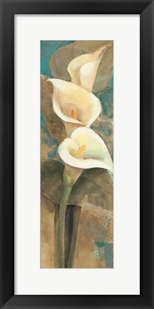 Framed Calla Lily Trio Panel Print