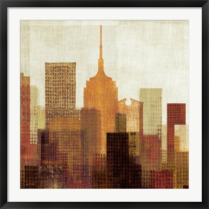 Framed Summer in the City II Print