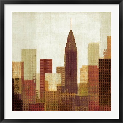 Framed Summer in the City III Print