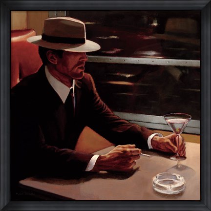 Framed Dry Martini Crop I Print